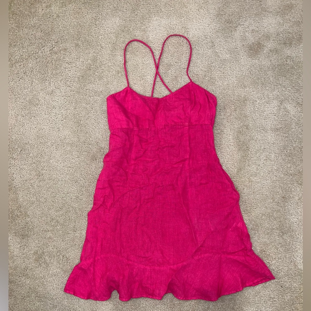 Zara Pink Dress size Small zipper side